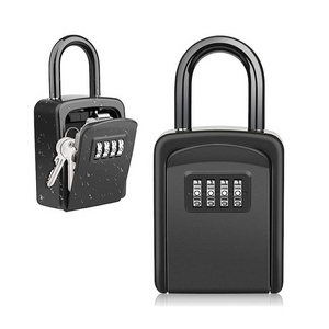 Key Safe 4-Digit Combination Key Box Storage Lock for Indoor and Outdoor School Key Box Combination Lock