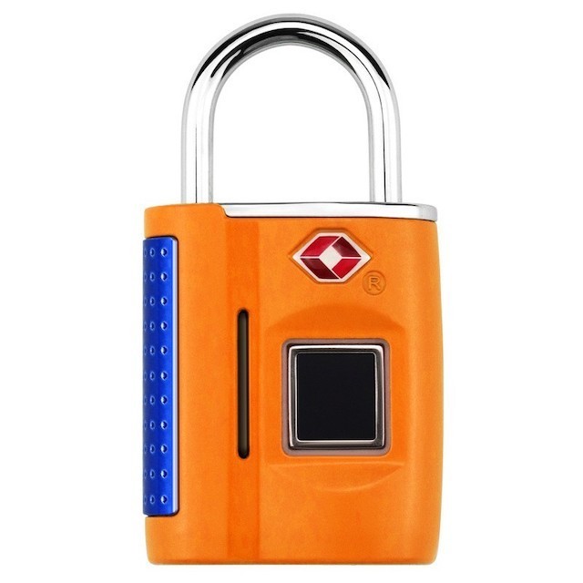 TSA Locker Lock Fingerprint Padlock for Gym Locker Gate Door School Fingerprint Bluetooth Combination Lock