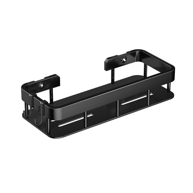 OEM Kitchen Home Wall Mounted Black with Chopstick Holder Storage Rack Made of Iron Wire Dish Racks