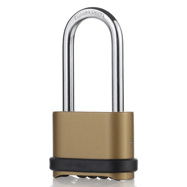 Heavy Duty Combination Padlock with Long/Short Shackle for Outdoor/Sheds/Locker/Gym 4 Digit Combination Lock