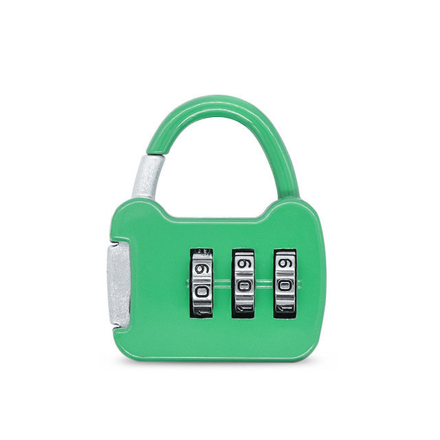 3 Digit Code Padlock Safe Cipher Lock Resettable Zinc Alloy Material Mini Anti-theft Combination Lock