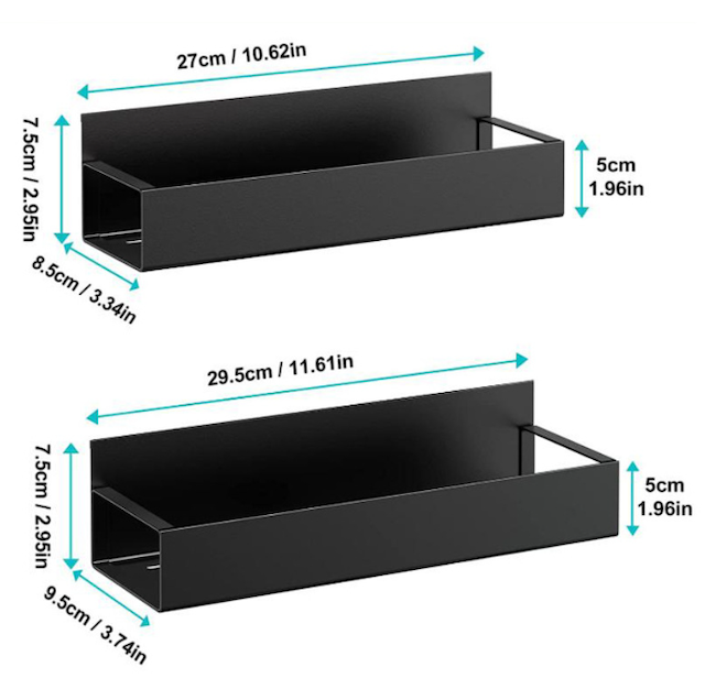 Home Kitchen Organization and Storage Fridge Organizer Shelf For Refrigerators Washing Machine Magnetic Spice Rack