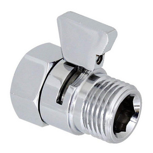 Brass Water Pressure Regulator for Hand Held Shower Shut Off Valve On/off Switch G1/2 Water Flow Control Valve