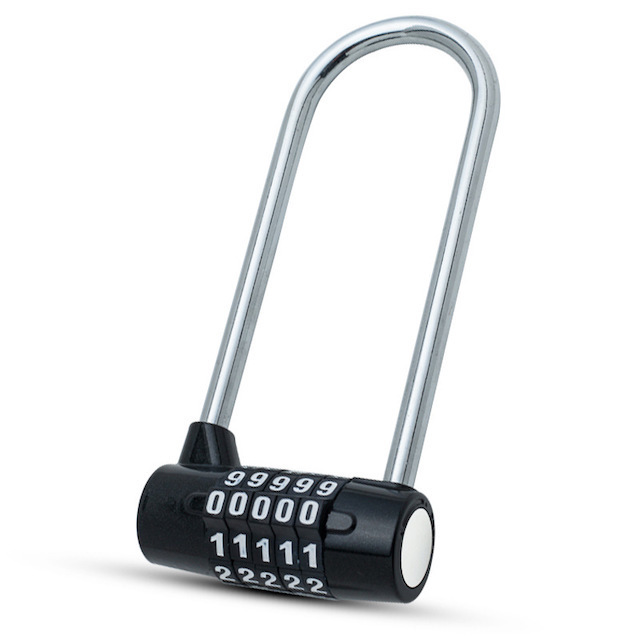 Large Lengthened Beam Locker Cabinet Door Handles Safety Padlock Luggage Locker 5 Digit Combination Lock