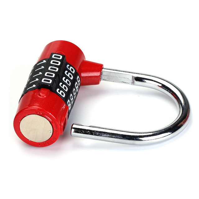 Padlock 5-Digit Security Padlock for School Gym Outdoor Shed Locker for Bike Case Luggage Combination Lock