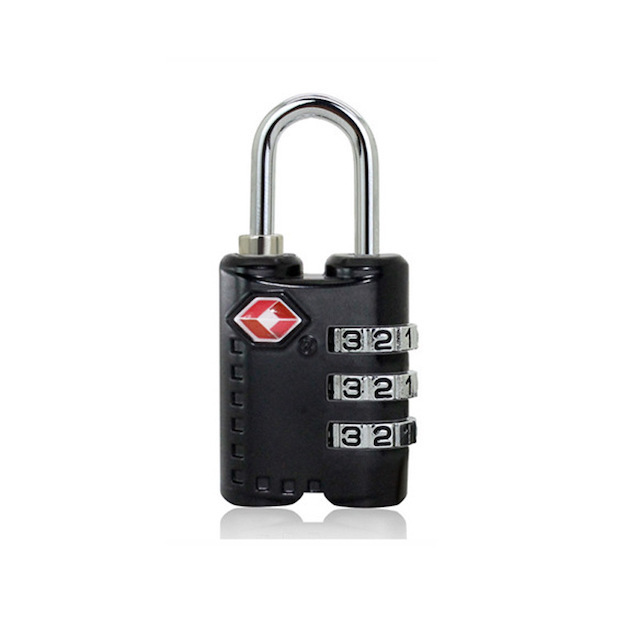 Custom Design Luggage Padlocks 3 Digit Outdoor Lock TSA Approved Combination Lock Password Long Lock