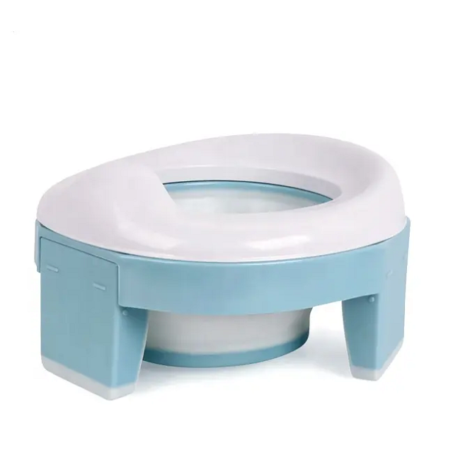 Custom Design 3 in 1 Adjustable Portable Folding Compact Toilet Seat Potty for Toddler Kids Training Toilet Chairs