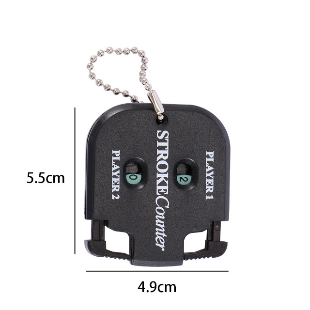 Mini Golf Score Counter 5*5.5*1CM Plastic Portable for Shot Stroke Manual Golf  Scoring Counter