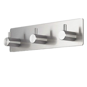 304 Stainless Steel Door Hanger Closet Cabinet Towel Bathroom Wall Hooks