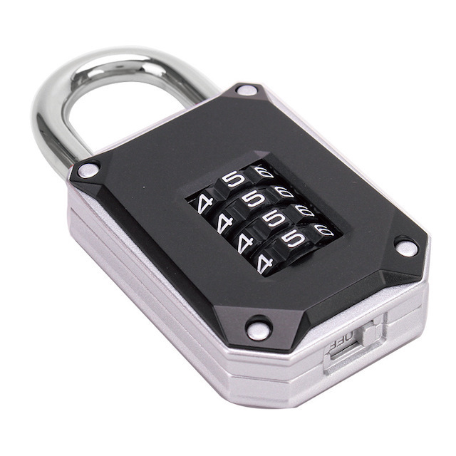 Good Price Outdoor Resettable Combo Code Gym Locker Lock Black 4 Digit Combination Padlock