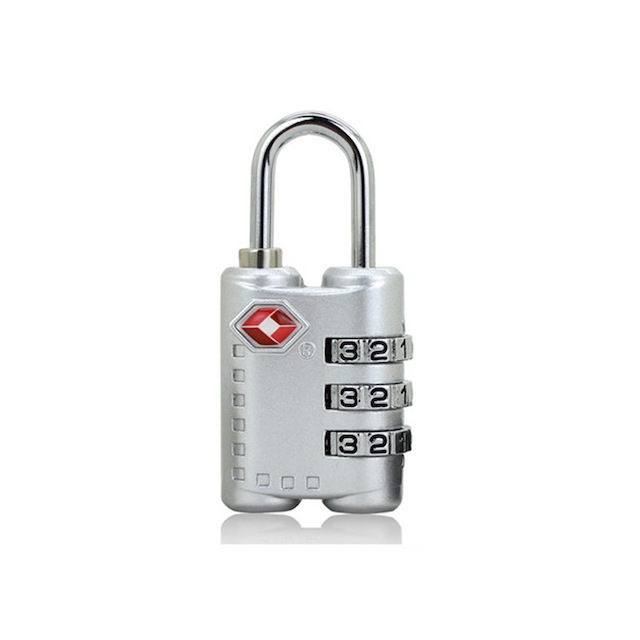 Custom Design Luggage Padlocks 3 Digit Outdoor Lock TSA Approved Combination Lock Password Long Lock