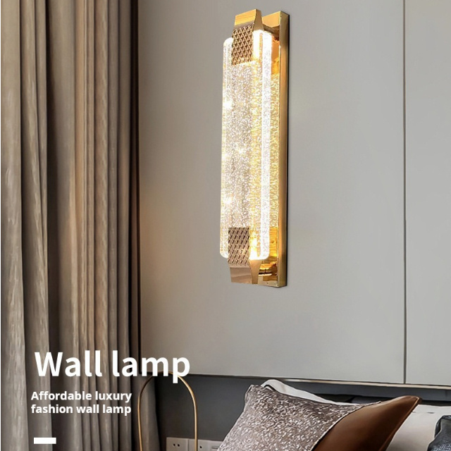 Hotels Villa Indoor Remote Control Dimmable Zinc Alloy Wall Lamp Fixtures 10000mAh Gold Battery Operated Wall Sconce