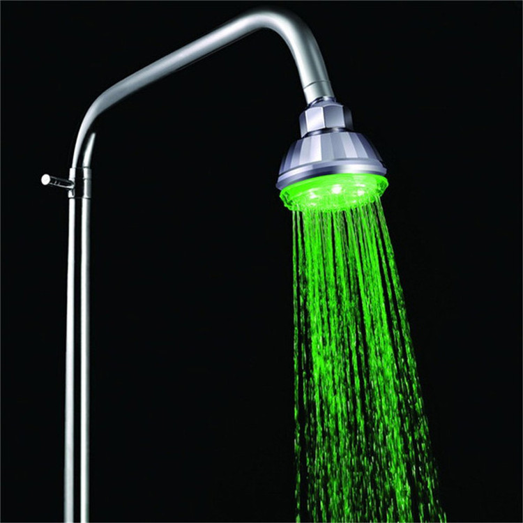 LED Shower Head Color Changing Adjustable Automatic 7 Colors Home Bathroom LED Shower Light