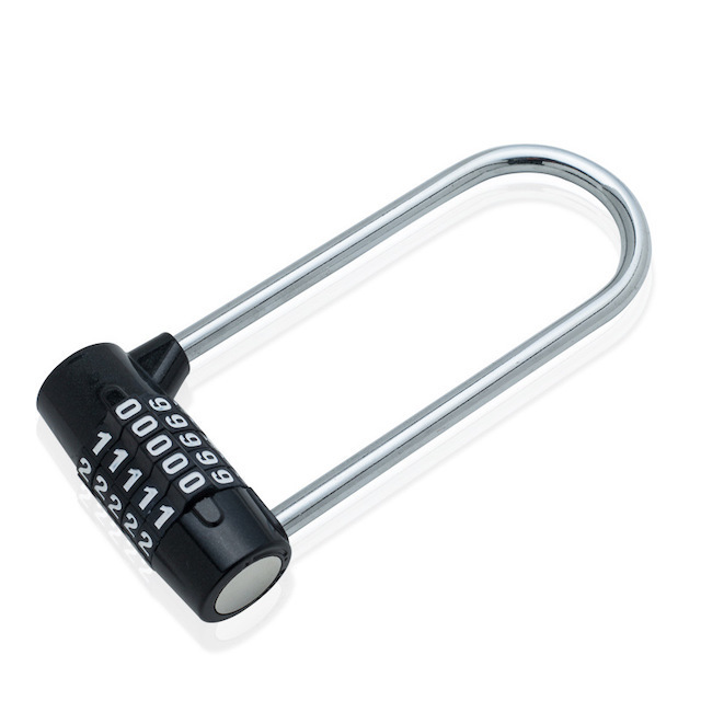 Large Lengthened Beam Locker Cabinet Door Handles Safety Padlock Luggage Locker 5 Digit Combination Lock