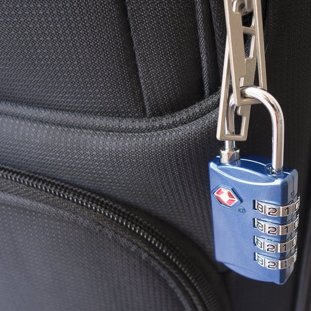 4 Digit Combination Padlock Codes with Alloy Body for Travel Bag TSA Luggage Lock