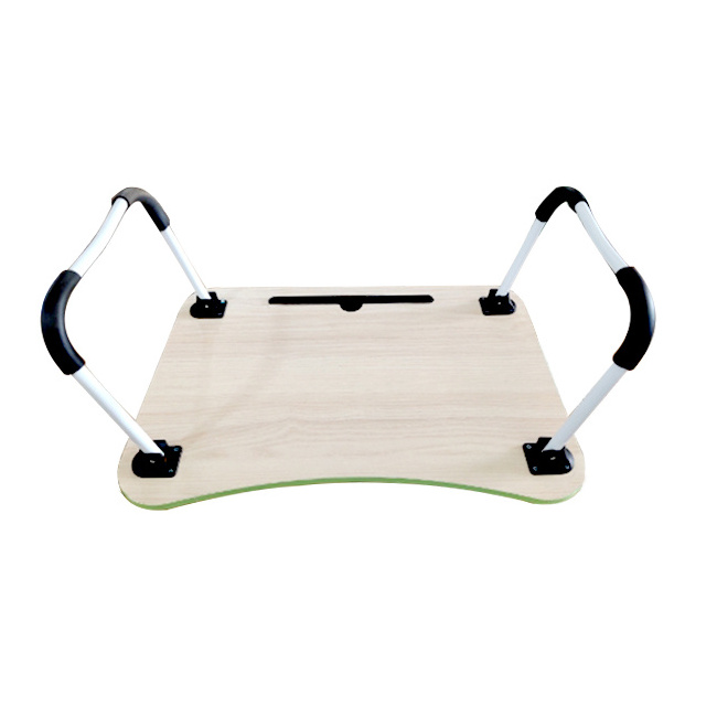 OEM Multifunctional Bamboo Breakfast Bed Tray Sofa Foldable Laptop Bed Table Lap Desk Stand