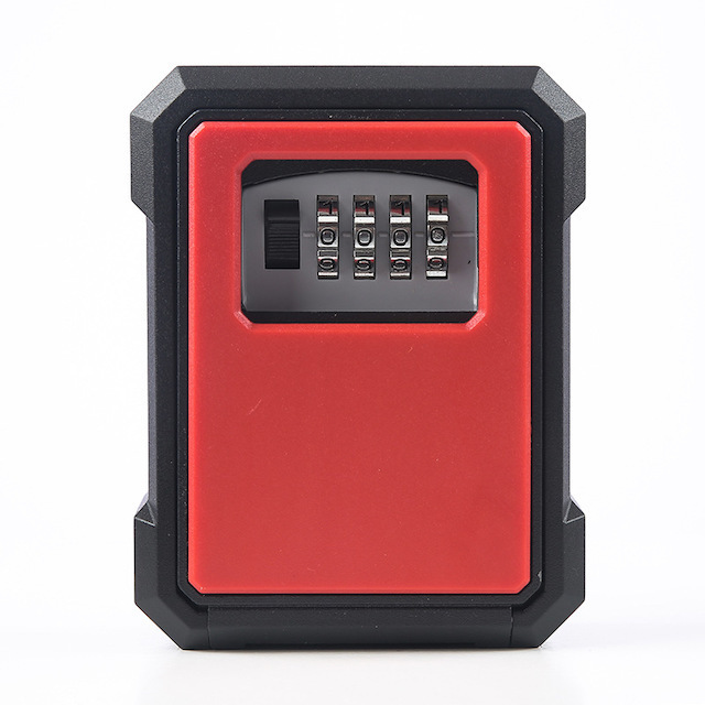 Best Selling Key Storage Box Large Capacity Wall Mounted Resettable Key Lock Box 4-Digit Combination Lock Box