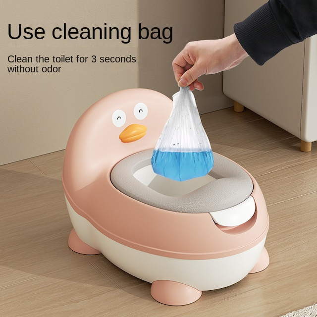 Portable Baby Potty and Trainer Seat Cute Cartoon Kid Potty Non-Slip Child Potty Toilet Training Seat