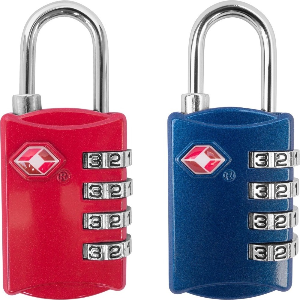 4 Digit Combination Padlock Codes with Alloy Body for Travel Bag TSA Luggage Lock