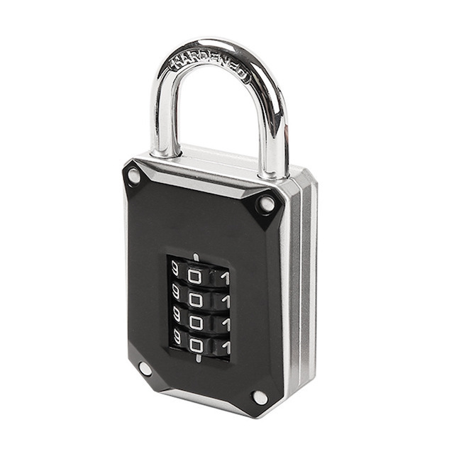 Good Price Outdoor Resettable Combo Code Gym Locker Lock Black 4 Digit Combination Padlock