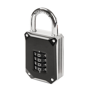 Good Price Outdoor Resettable Combo Code Gym Locker Lock Black 4 Digit Combination Padlock