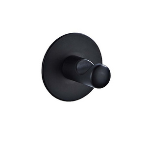 Premium Quality Towel Hook Stainless Steel Matt Black Wall Hanging Robe Clothes Hook for Bathroom Coat Hook