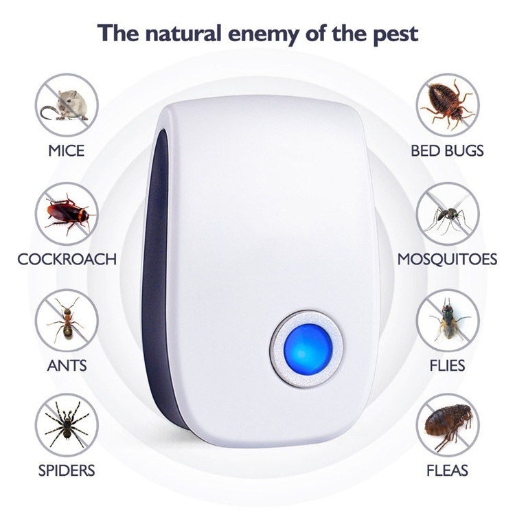 1 2 4 6 Pack Custom Ultrasonic Pest Repeller Plug in, Pest Control Repellent Mice Mosquito Pest Repeller