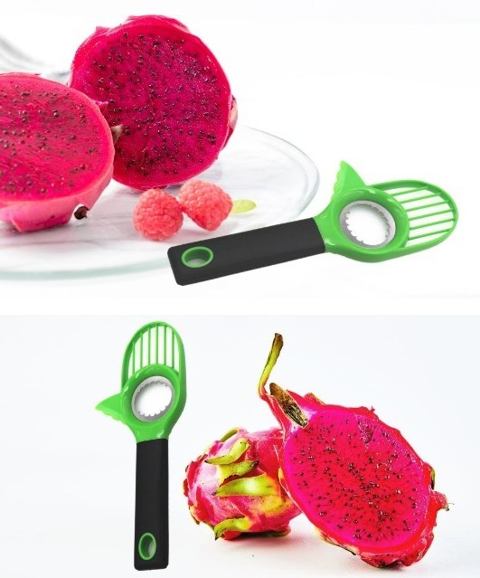 Wholesale Hot Sale New Product Kitchenware Tool avocado slicer 3 in 1 and avocado cutter