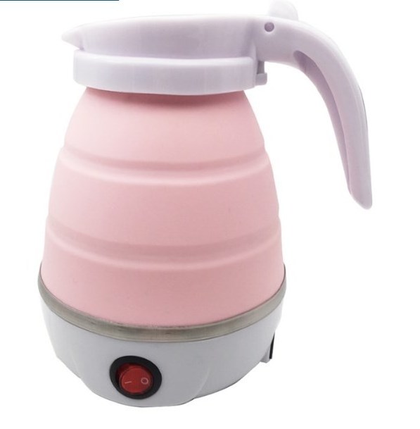 Silicone Travel Foldable Water Heater Jug Collapsible Mini Portable Electric Kettle