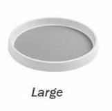 Pantry Kitchen Vanity Organizer Non Skid Lazy Susan Turntable Cabinet Organizer 360 Degree Rotating Spice Rack Organizer