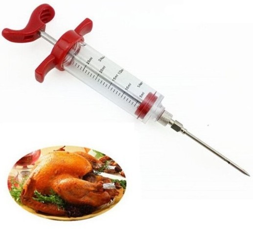 Low Moq  Plastic Seasoning Sauce Meat Marinade Injector/Syringe