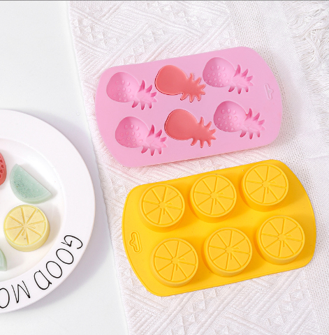 New silicone mold candy chocolate cake fudge fruit shape strawberry ice mold cookies