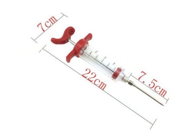 Low Moq  Plastic Seasoning Sauce Meat Marinade Injector/Syringe