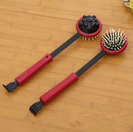 New design soft massage hammer with plastic hand back scratcher