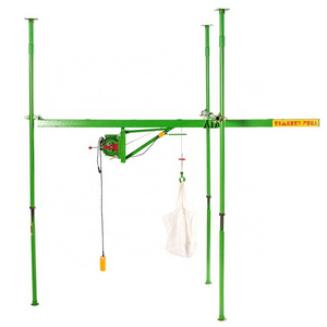 Mobile small crane small portable foldable hand operated simple small crane household lifting crane hoist