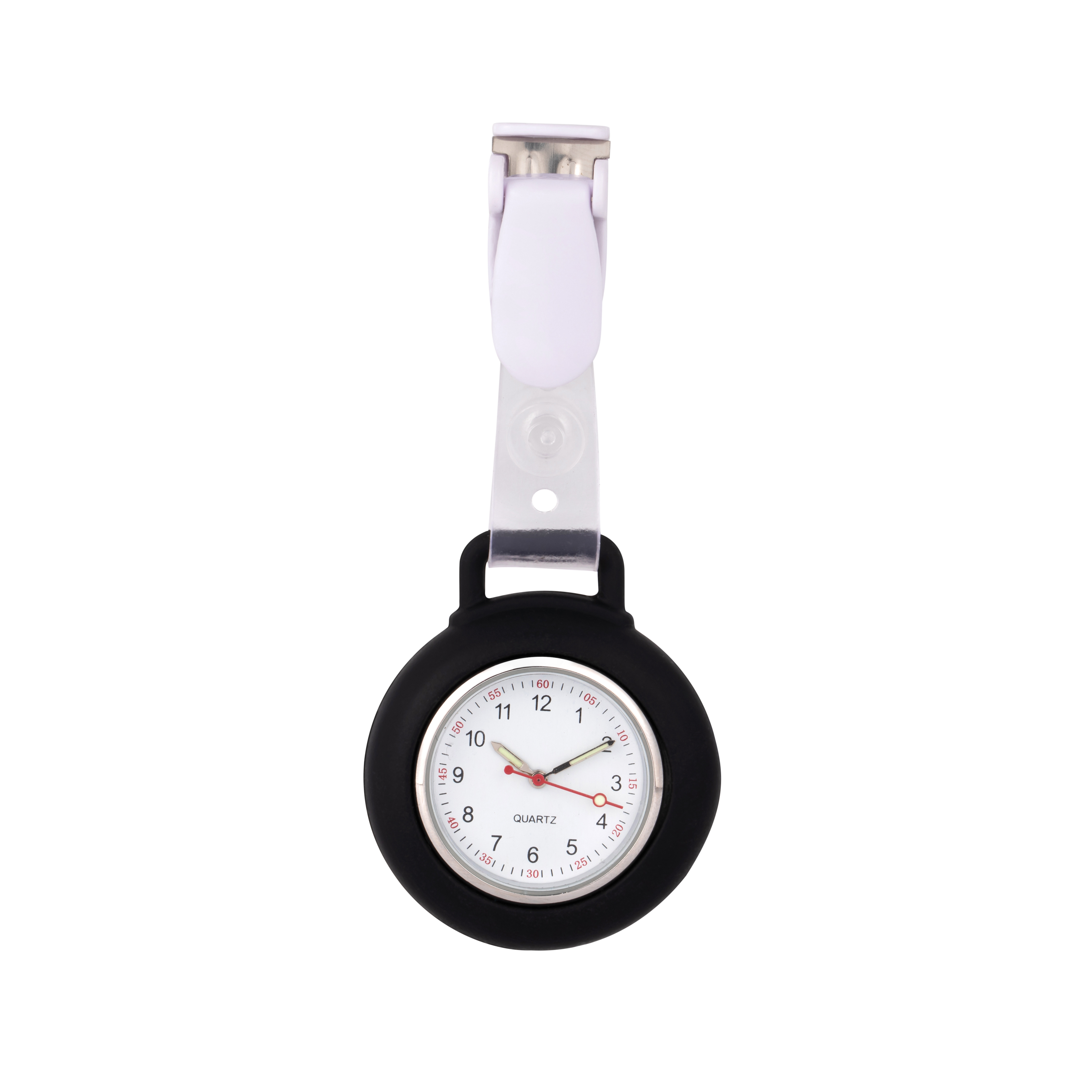 Wholesale Clip On Medical Hanging Quartz Fob Watch Silicon Brooch Pocket Nurse Watch