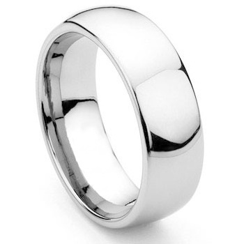 Factory directly wholesales MENS cobalt wedding ring