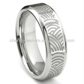 Factory directly wholesales MENS cobalt wedding ring