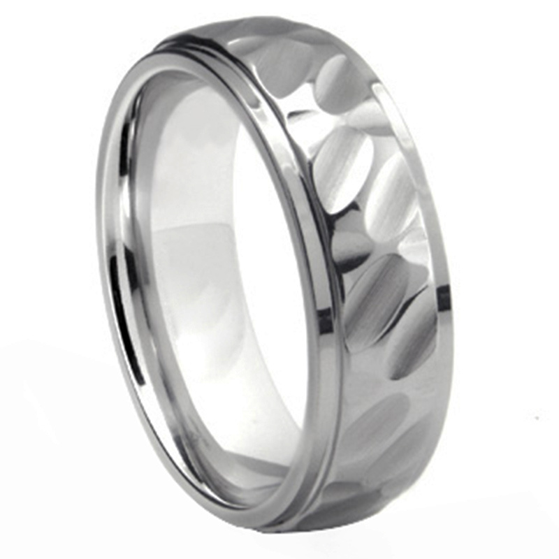 Wholesales Fashion Cobalt Jewelry Trendy Chrome Ring Hearts for Men for Women Engagement Rings Engagement Bands or Rings 