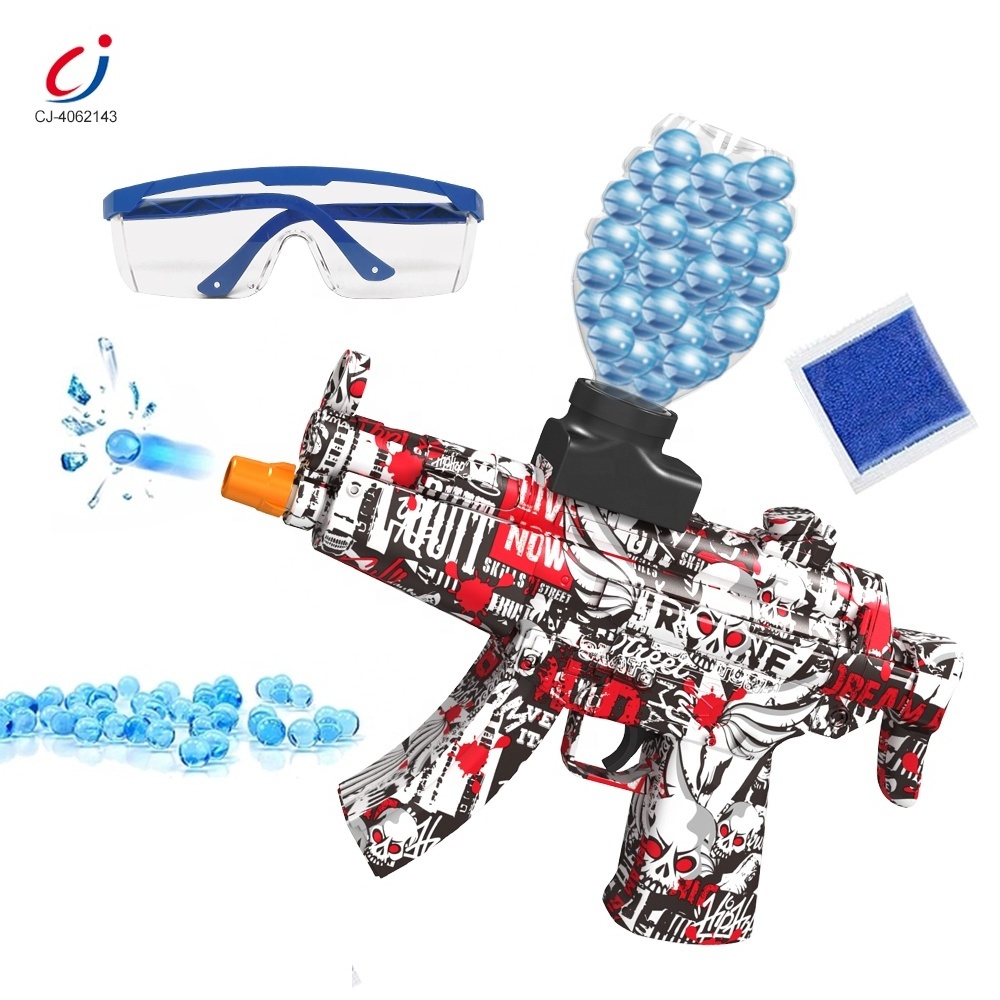 Chengji mp5 water ball toy gun adults kids outdoor shooting game toys electronic water bullet gun with glasses