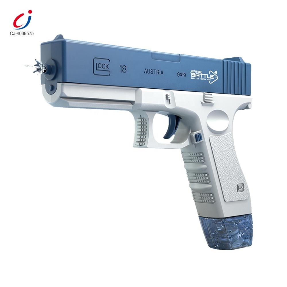 Chengji hot style automatic electric repeater water gun glock boy playing toys powerful pressure electric spray water gun toys