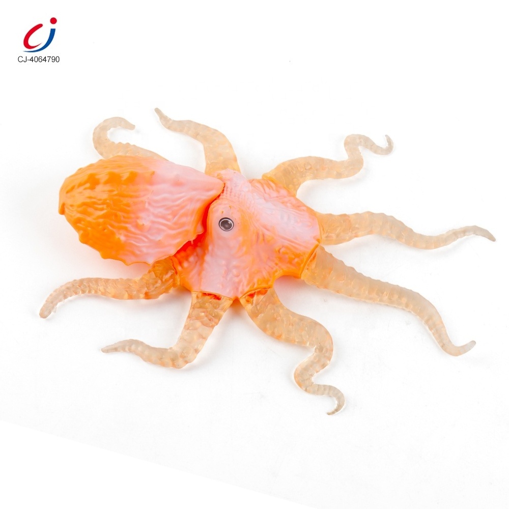 Chengji adults kids funny release stress creative soft toys squeeze fidget octopus decompressing stretch rubber toy