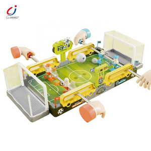 Chengji new style indoor soccer sport football table interactive game popular tabletop finger hand soccer table game for kids