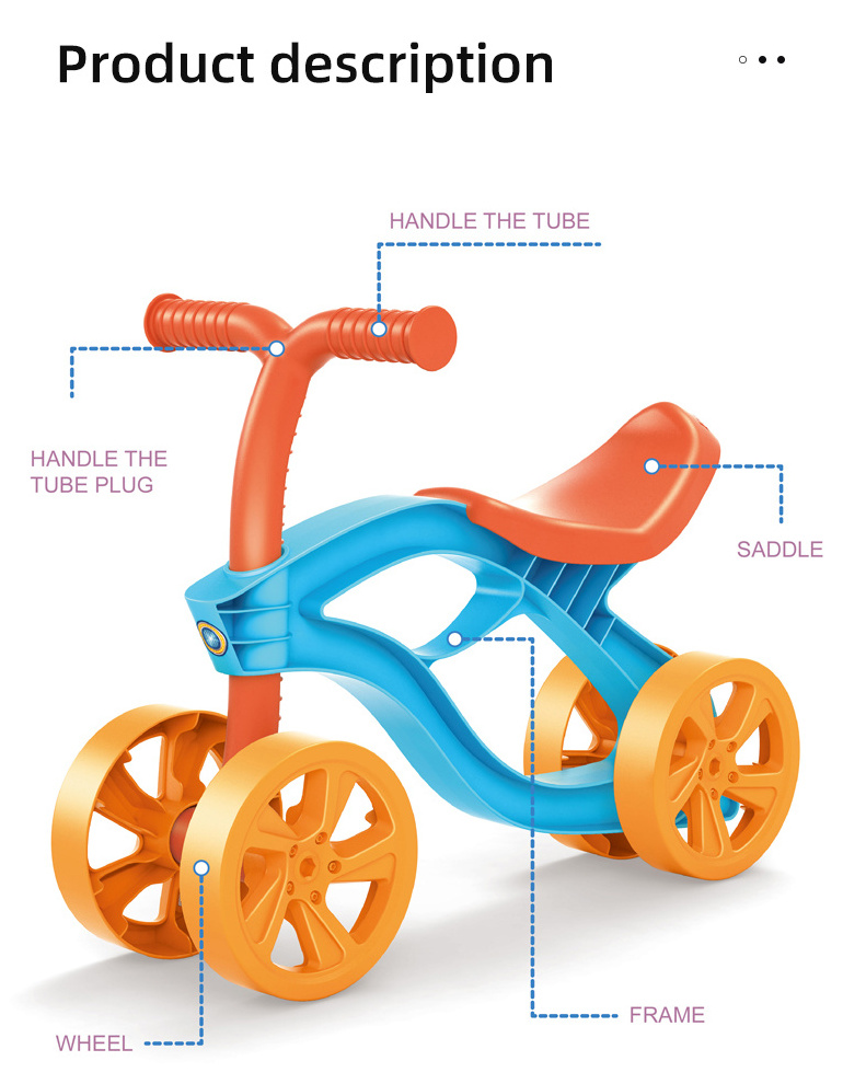 Wholesale new kid baby no pedal balance bike toddler tricycle balance bike no pedal ride on toy BestSuppliers