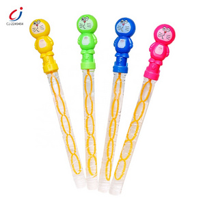 Summer children plastic pipe bubble blowing toy sticks wand water soap maker blowing plastic stick soap bubble toy