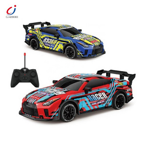 Chengji fast toy racing car 1:18 full function night light remote control battery operated toy race car