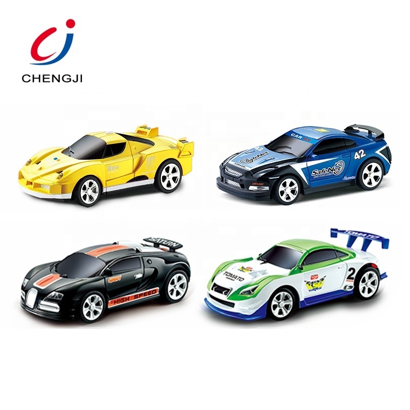 Hot sale 1:58 scale kids multifunctional can mini rc car with lights