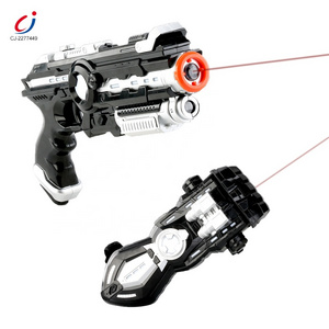 Electric Space Plastic Battle Long Distance Ray Induction Infrared Toy Laser Gun Shooting Games