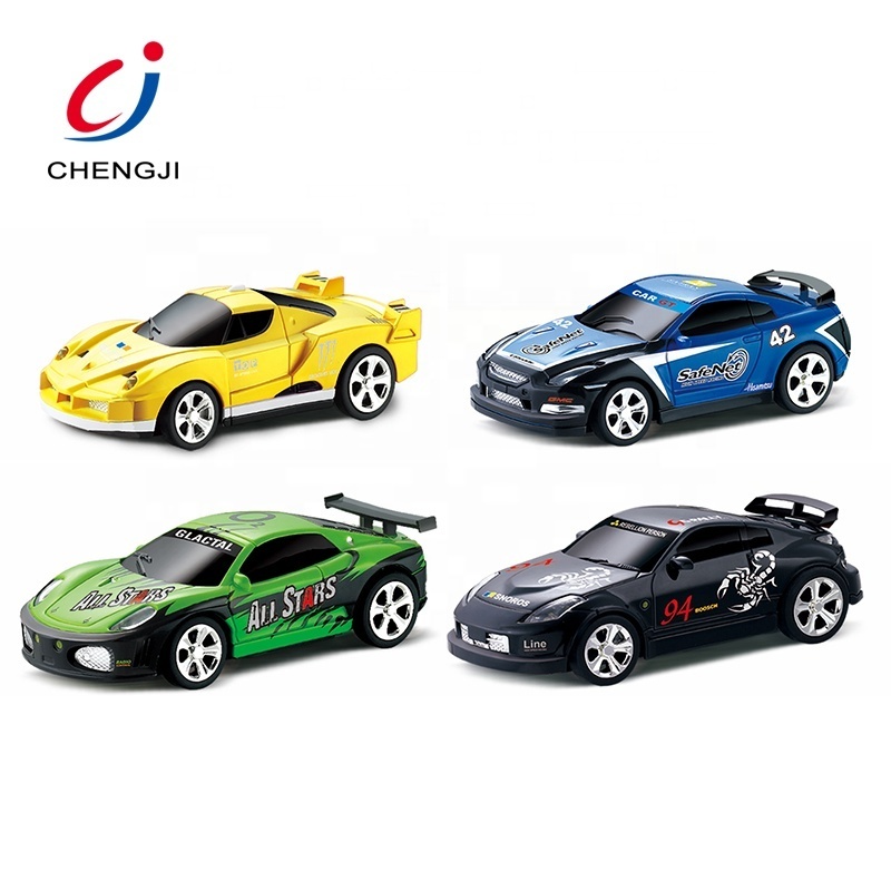 Hot sale 1:58 scale kids multifunctional can mini rc car with lights