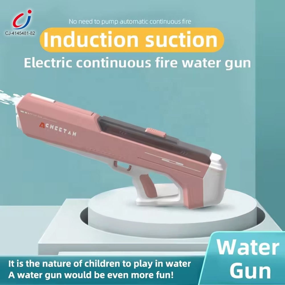 Chengji Electric Continuous Shoot Water Guns Waterproof Summer Outdoor High-capacity Rechargeable Water Gun Toys For Kids